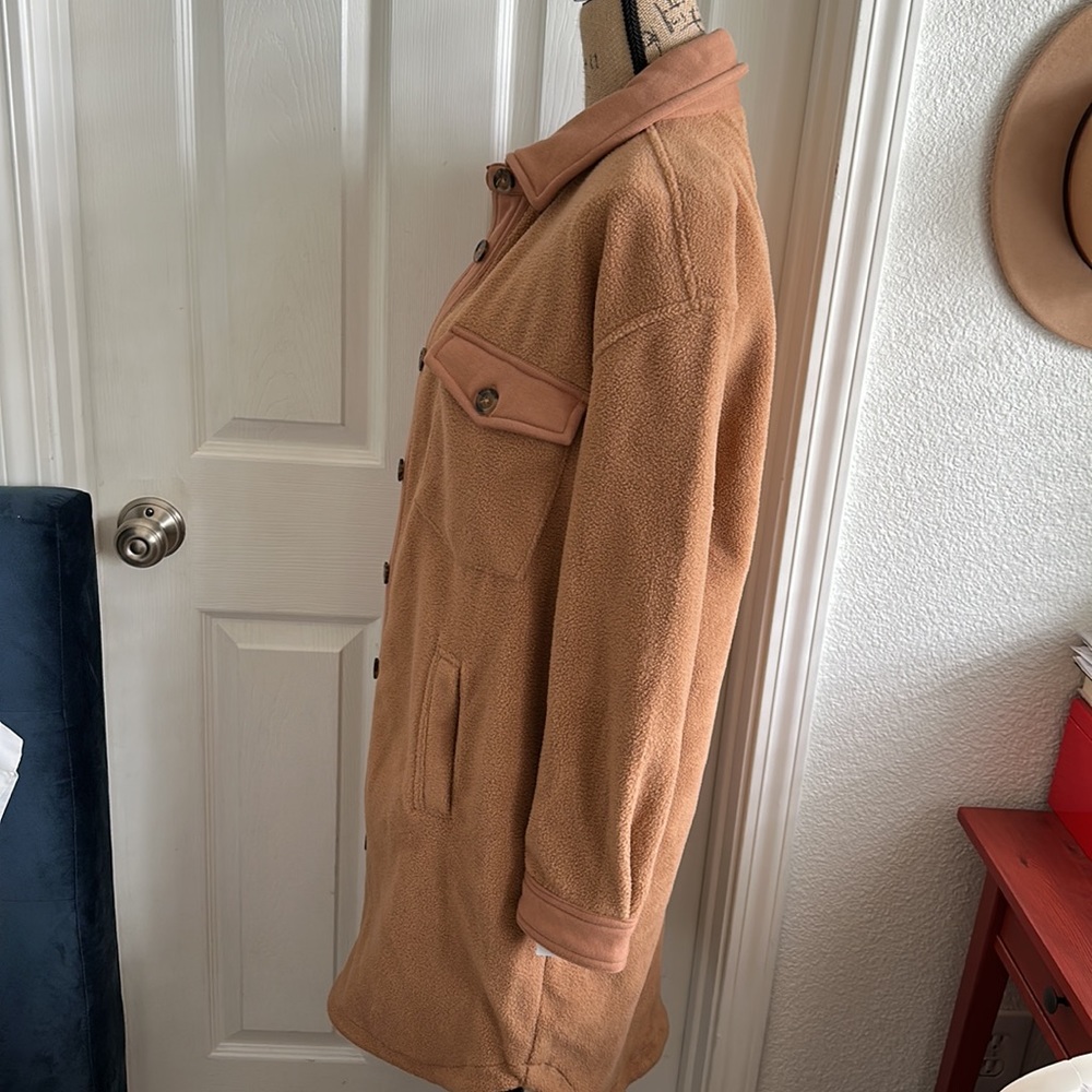 NWT BLANKNYC | Long Fleece Shacket Jacket | Small - Picture 6 of 12